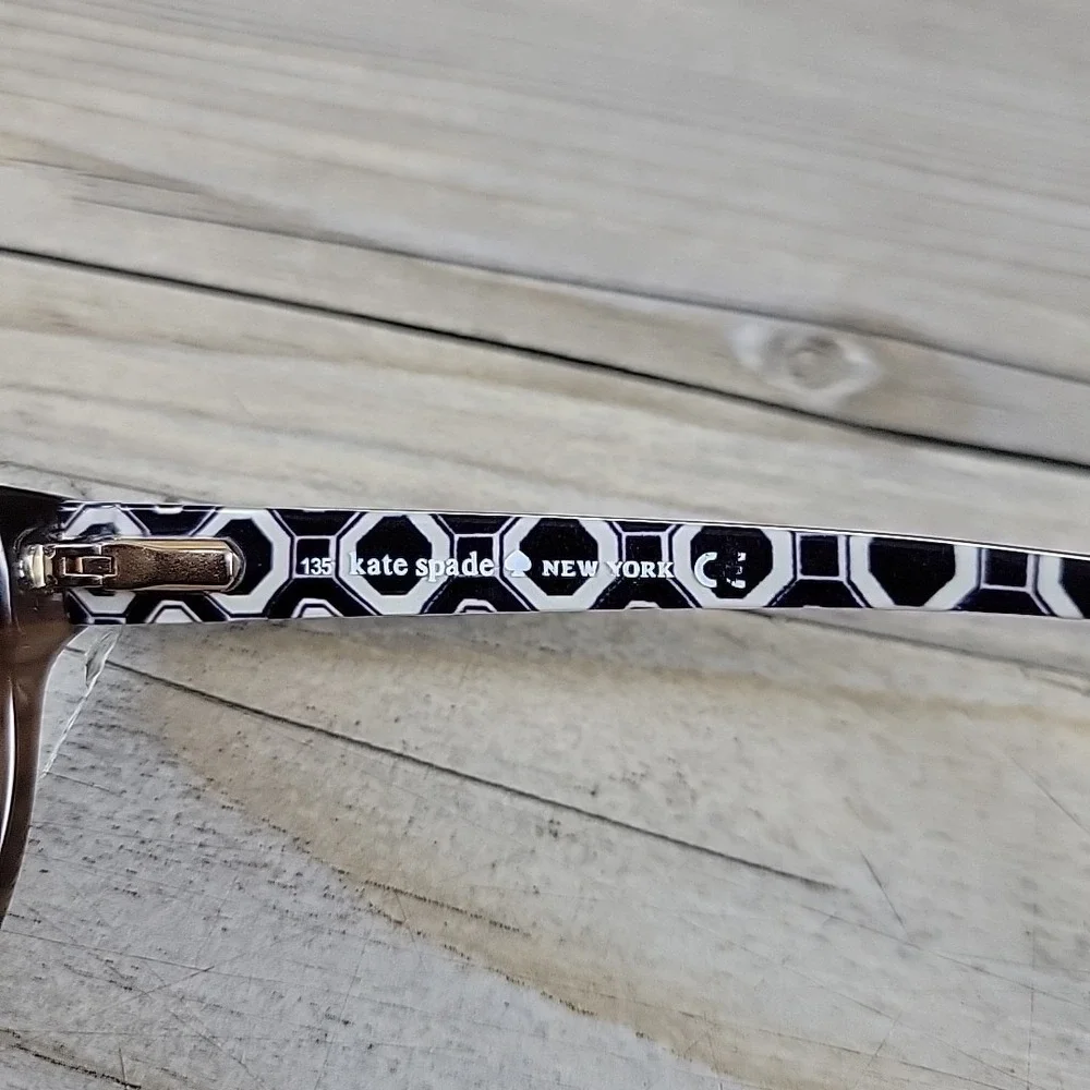 Kate Spade LINA OX25 Eyeglasses‎ Brown Grain 50-17-135 Flex Hinges Frames Only